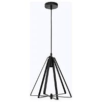 Светильник подвесной Лофт Horoz 021-011-0001 E27 1м Черный  картинка 